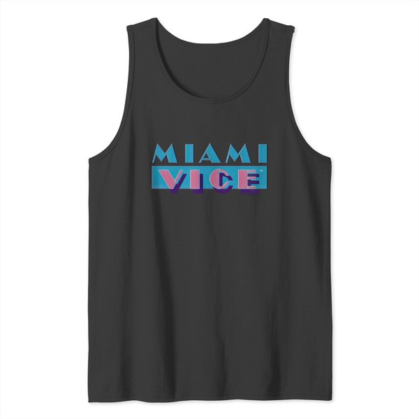 Miami Vice Logo Tank Tops-image