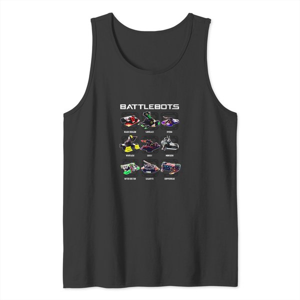 Battlebot Robots Robotics Bots Battlebots Logo Battlebots Tank Tops-image