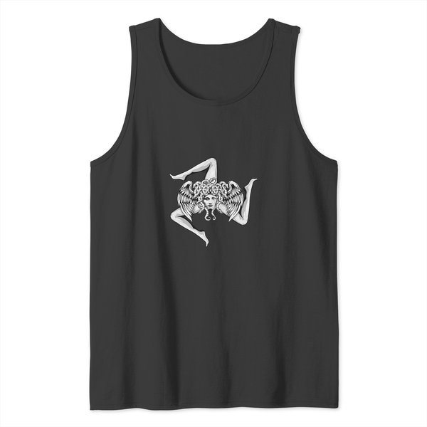 Sicilian-Pride---Sicilia---Sicilian-Flag-Trinacria T-Shirt Tank Tops-image