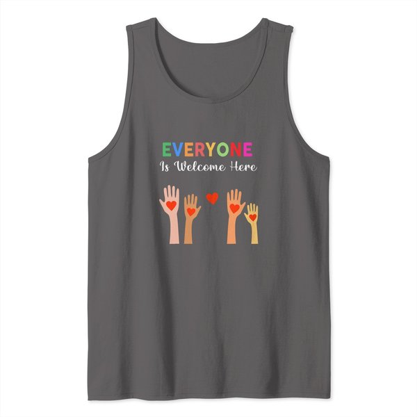 Everyone Is Welcome Here Tank Tops, Everyone Is Welcome Here-image