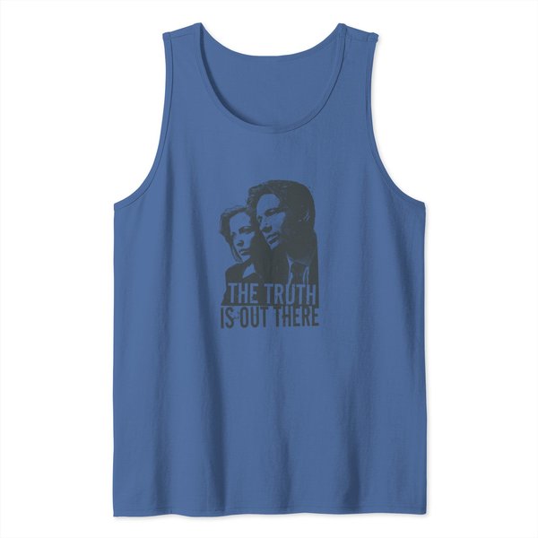 The X-Files The Truth Is Out There Tank Tops, The X Files Tank Tops Gift Fan, X Files Movie Tank Tops, X Files Vintage Tank Tops, Mulder And Scully Tank Tops-image