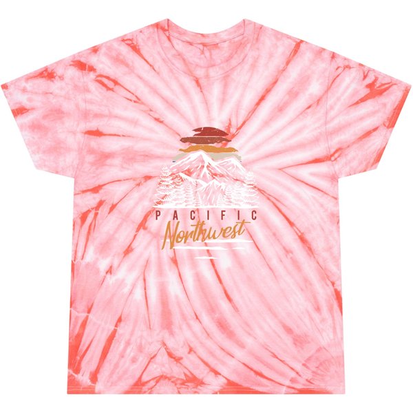 Pacific Northwest Outdoors Pnw For Hikers Gifts Tie Dye T-Shirts-image