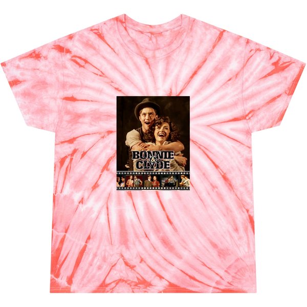Bonnie And Clyde Broadway Poster Tie Dye T-Shirts-image