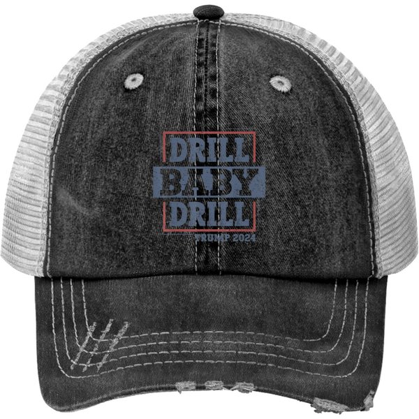 2024 Drill Baby Drill Trucker Hats-image