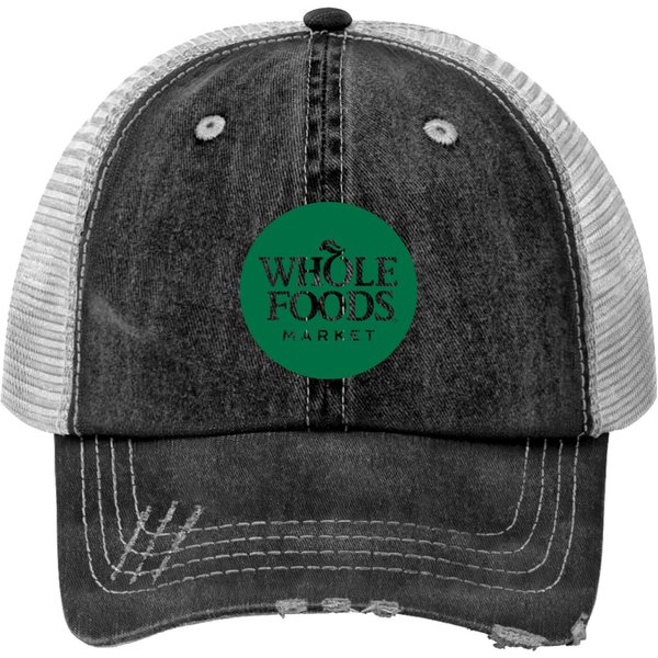 Whole Foods Markert Restaurant Logo Trucker Hats-image
