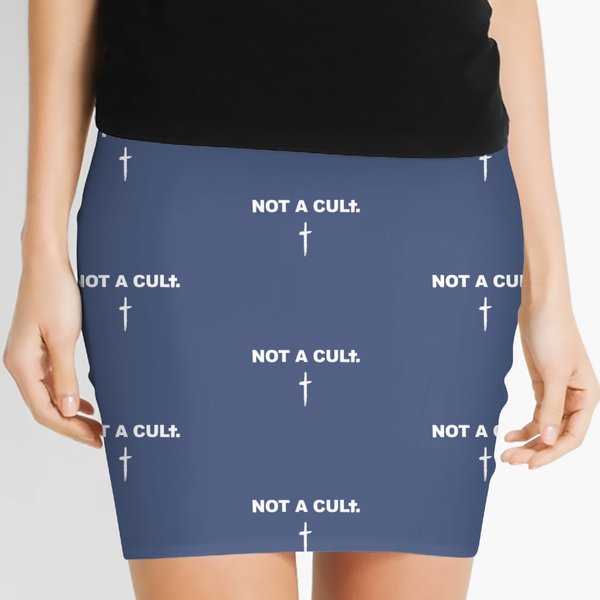 Saint Jhn Merch Not A Cult Staff Essential Women's Mini Skirts-image