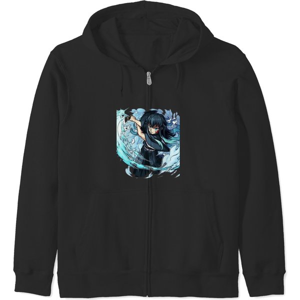 Muichiro Tokito Demon Zip Hoodies