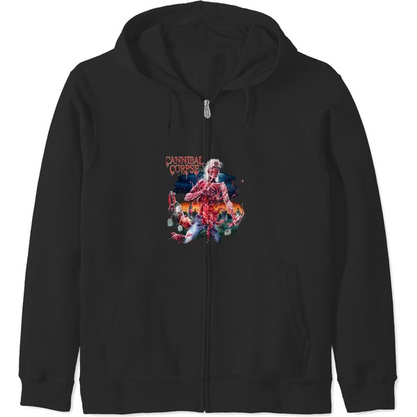 Cannibal Corpse Merchandise Eaten Back To Life Zip Hoodies