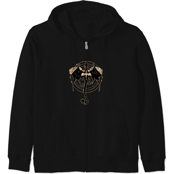 Celestial-Tairn-And-Andarna---Fourth-Wing---Officially-Licensed T-Shirt Zip Hoodies-image
