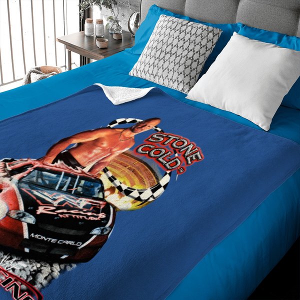 Vintage 90S Stone Cold Steve Austin Racing Baby Blankets-image