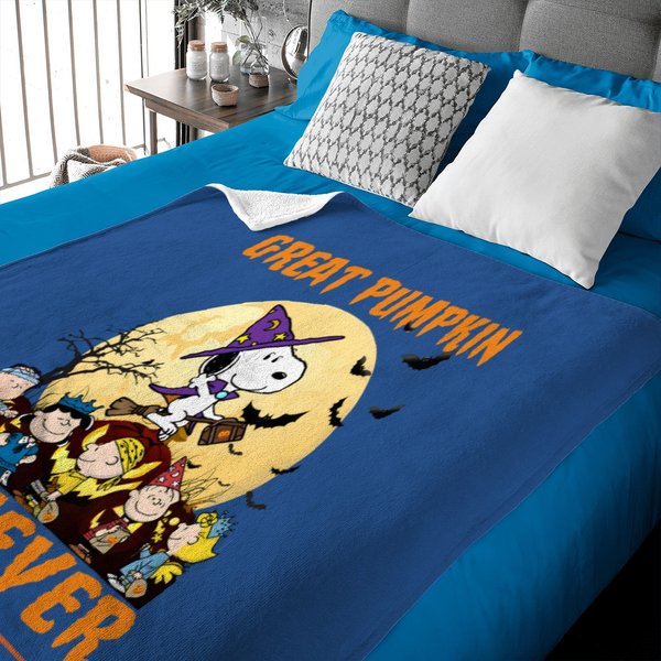 Halloween Snoopy Witch Baby Blankets Great Pumpkin Believer Since 1966 Baby Blankets-image