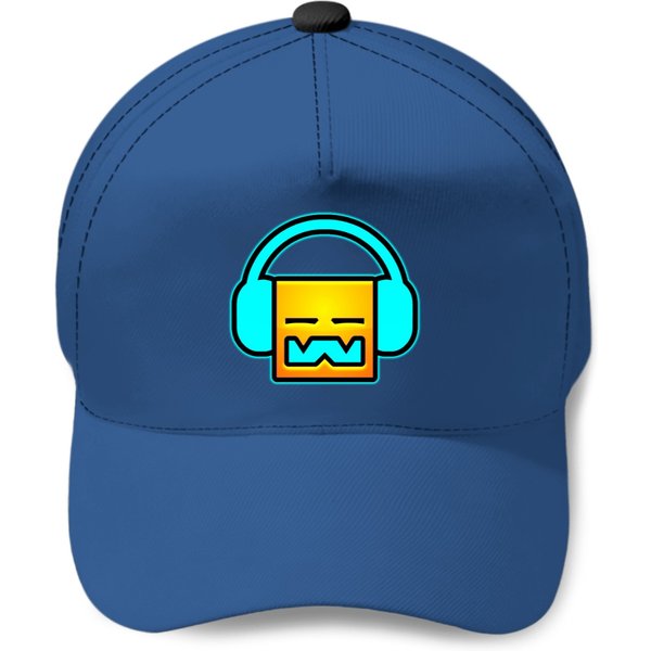 Geometry Dash Unblocked Level Active Baseball Caps-image