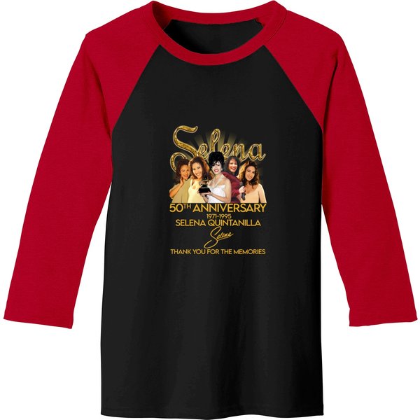 Selena 50Th Anniversary Baseball Style Tee-image
