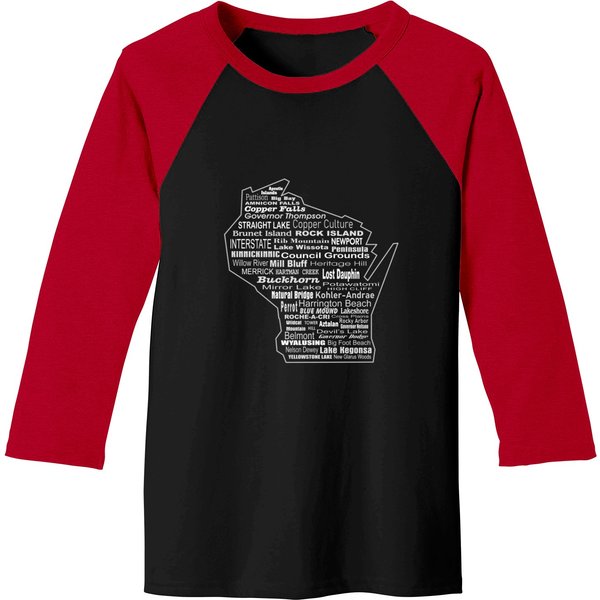 Wiparks - Wisconsin State Parks - Baseball Tees
