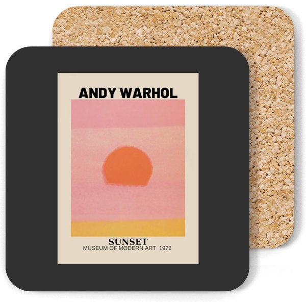 Sunset - Museum Modern Art 1972 Coasters