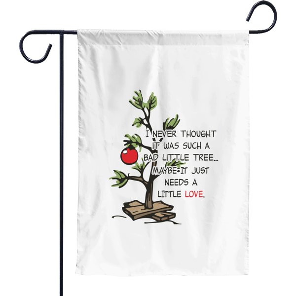 Charlie Brown Christmas Tree © Graphicloveshop Garden Flags