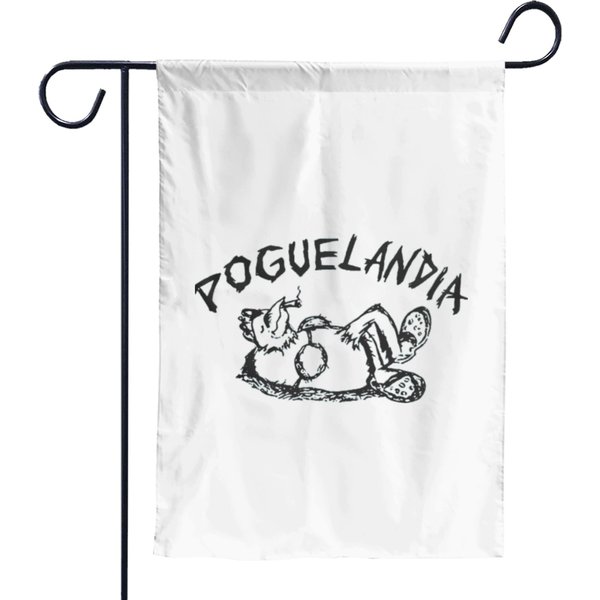 Poguelandia Flag Active Garden Flags