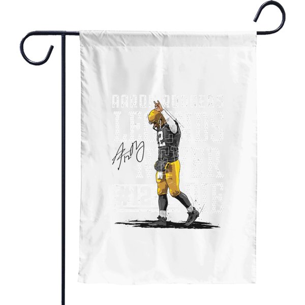 Aaron Rodgers Legend Garden Flags