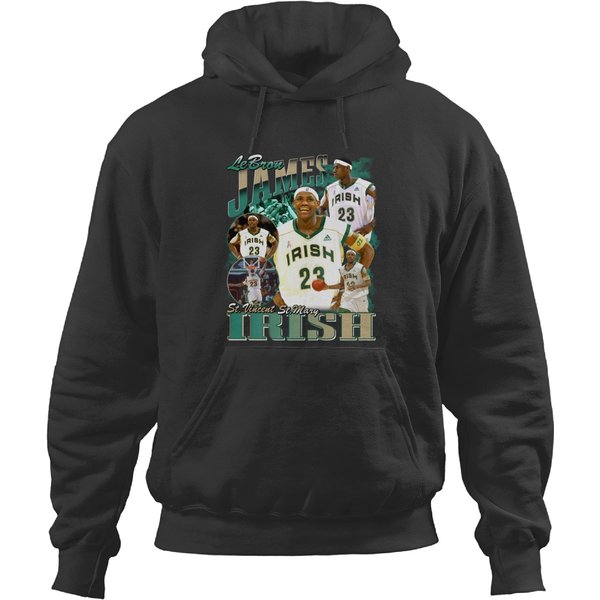 Floor Seat Fashion Lebron James St Vincent St Mary Tribute Hoodies-image