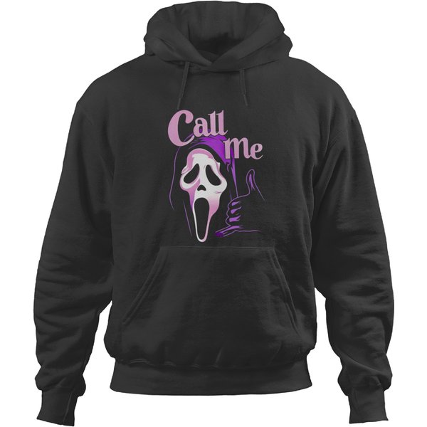 Scream Ghost Face Call Me Hoodies, Scream 6 Movie Hoodies-image