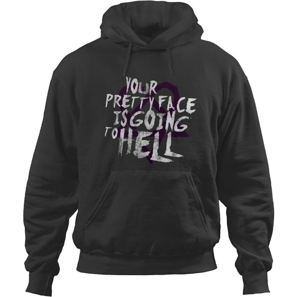 Him Band Your Pretty Face Is Going To Hell Heartagram Him Hoodies