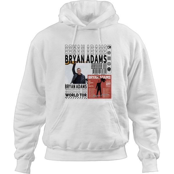 Bryan Adams Music Hoodies, Hoodies Y2K Merch Vintage 90S Bryan Adams-image