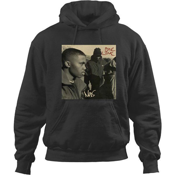 Nas Rapper Hoodies - One Love Hoodies - 90'S Hip Hop Clothng-image