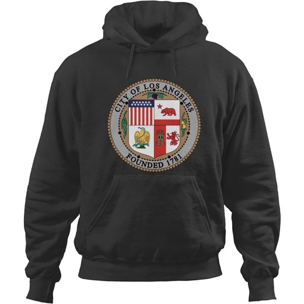 Seal Of The City Of Los Angeles Founded 1781 Hoodies