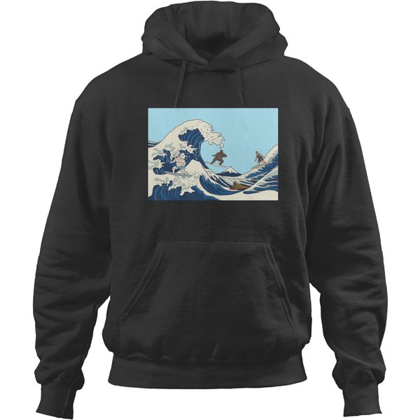 The Big Lez Show Surfs Up Hoodies-image