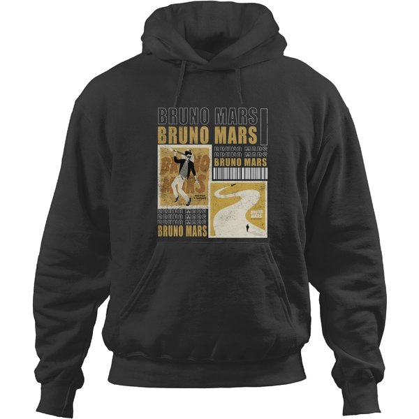 Vintage Bruno Mars World Tour 2023 Hoodies-image