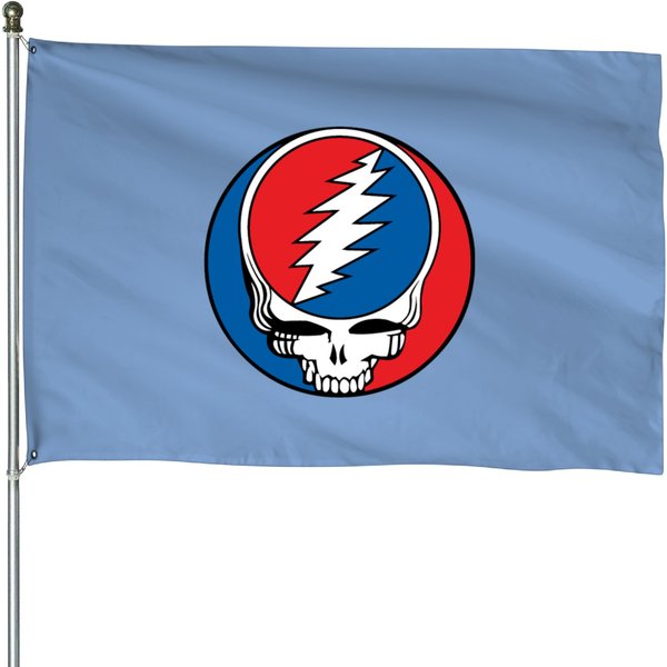 Grateful Steal Your Face House Flags-image