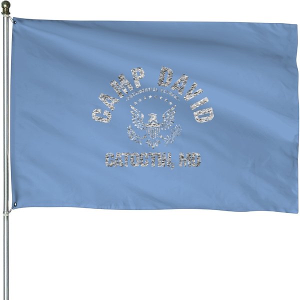 Camp David Presidential Retreat Vintage Distressed House Flags-image