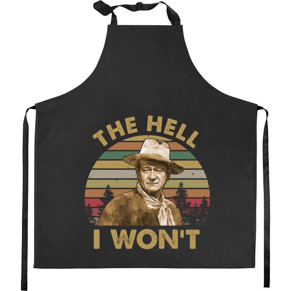 John Wayne Vintage Kitchen Aprons-image