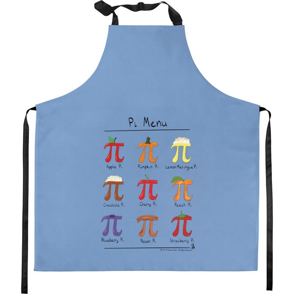 Pi Menu Cute Math Pi Day Wo Kitchen Aprons-image