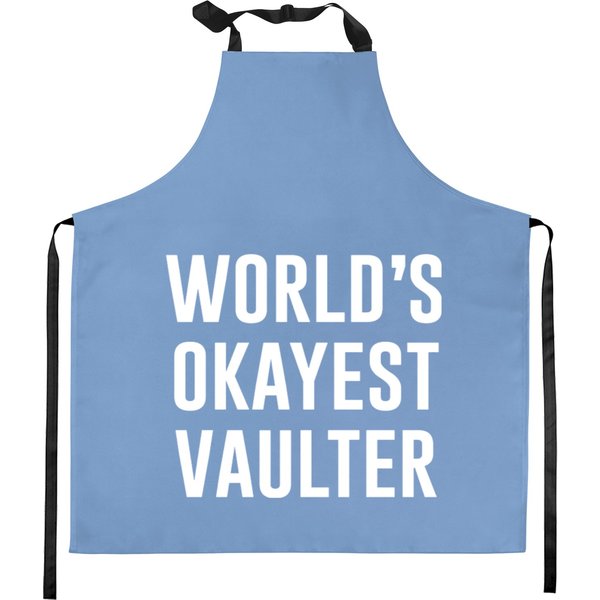 World'S Okayest Vaulter - Pole Vault - Kitchen Aprons-image