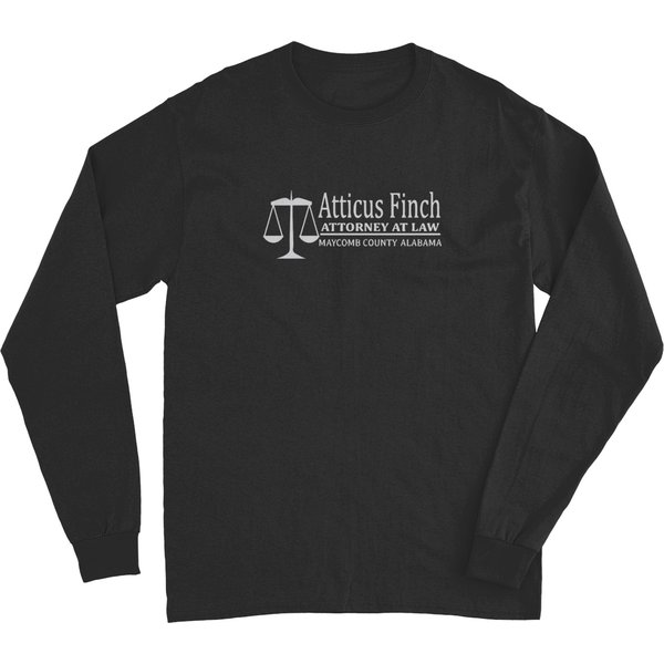 To Kill A Mockingbird Atticus Finch Attorney Long Sleeves-image