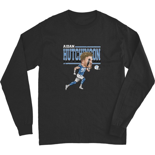 Aidan Hutchinson Cartoon Long Sleeves-image