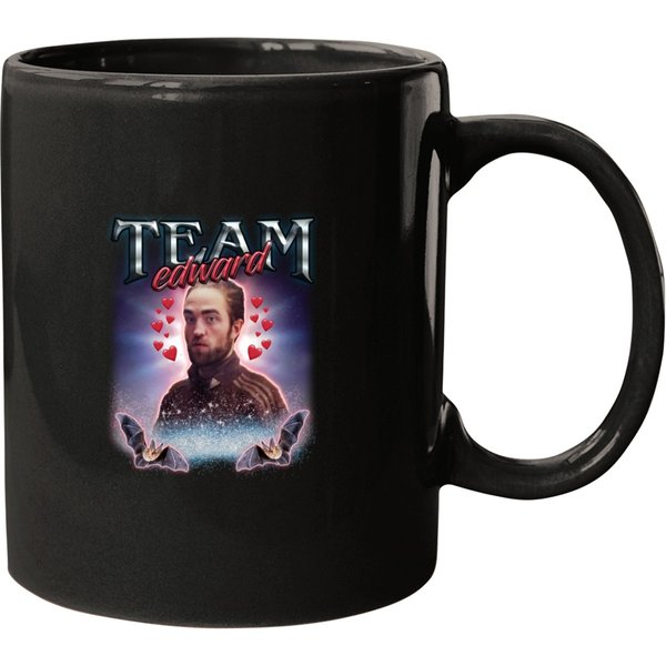 Team Edward Twilight Cursed Fan Collage Mugs-image