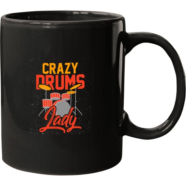 Drumsticks Lady Women Drummer Drums Mugs-image