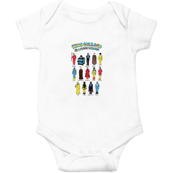 Cute King Gizzard And The Lizard Wizard Toys Classic Onesies-image