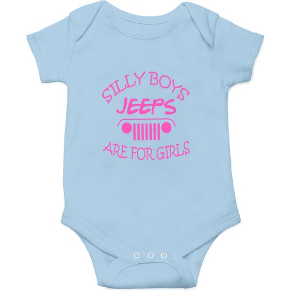 Jeep - Silly Boys Jeeps Are For Girls Onesies-image