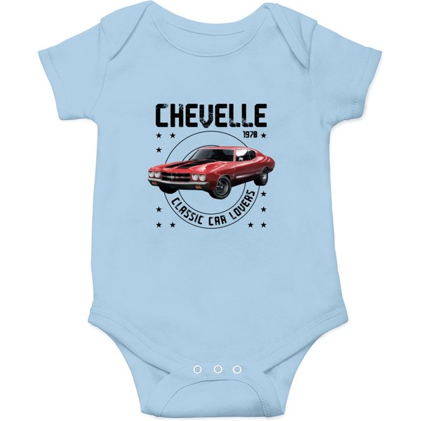 Classic Car Chevelle 1970 Onesies-image