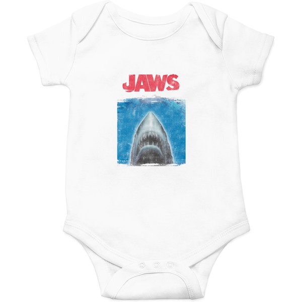 Jaws Distressed Vintage Onesies-image