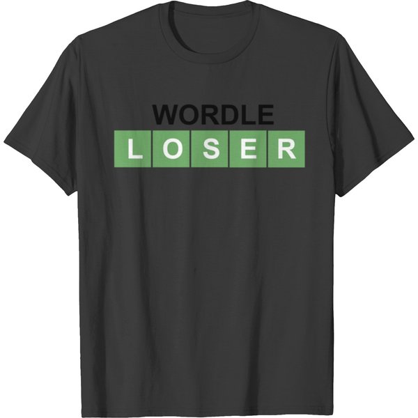 Wordle Loser T-Shirts-image