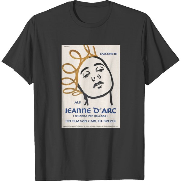 The Passion Of Joan Of Arc - Vintage Movie T-Shirts-image