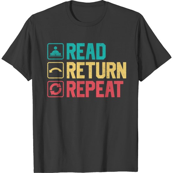 Funny Library Themed Art Librarian Men Women Library Worker T-Shirts-image