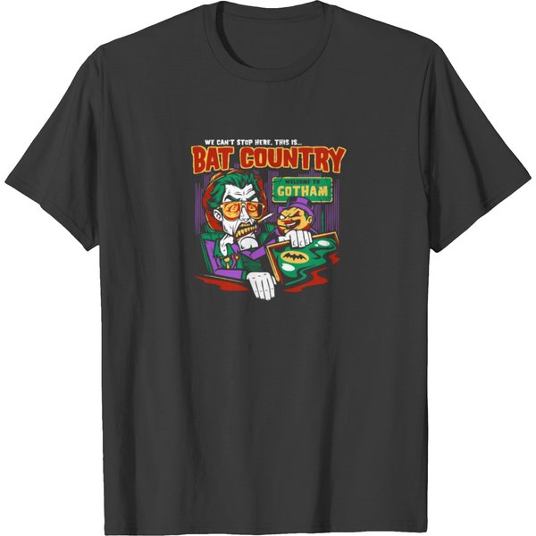 Bat Country Joker And Penguin T-Shirt-image