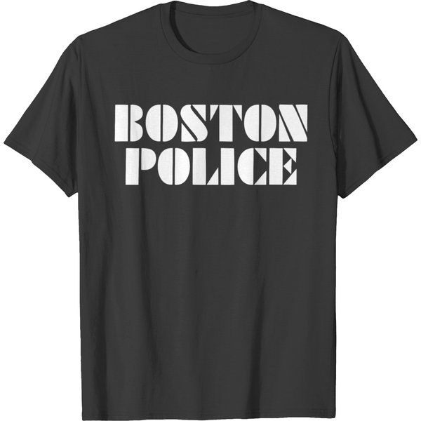 Boston Police Black T-Shirt-image