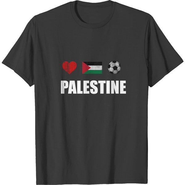 Palestine Football Shirt - Palestine Soccer Jersey T-Shirt-image