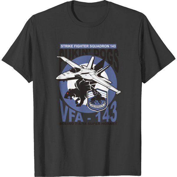 F/A-18 Hornet Vfa-143 Pukin' Dogs T-Shirt-image